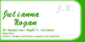 julianna mogan business card